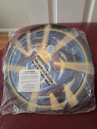 Stryper The Yellow And Black Attack Vinyl 1986 LP ST 73207 Blue VG UK post