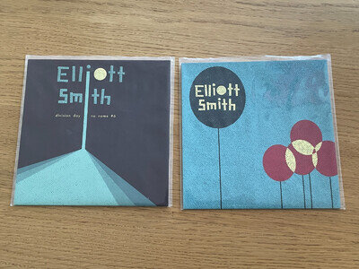 2 x Elliott Smith Ltd edition 7" Division Day Pretty Ugly Before NUMBERED bundle