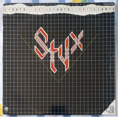 Styx - "Lights" - 12" Vinyl Single AMSP7528 - A1/B1 - A&M 1980 - Grade: NM/VG+