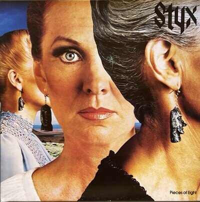 STYX - PIECES OF EIGHT - 1978 UK RELEASE - VINYL LP ALBUM - AMLH 64724 - VG+/VG
