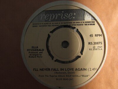 ELLA FITZGERALD - I'LL NEVER FALL IN LOVE AGAIN ~ SAVOY TRUFFLE 1969 UK REPRISE