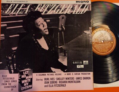 Ella Fitzgerald - Let No Man Write My Epitaph LP 1960 1st UK HMV CLP 1396