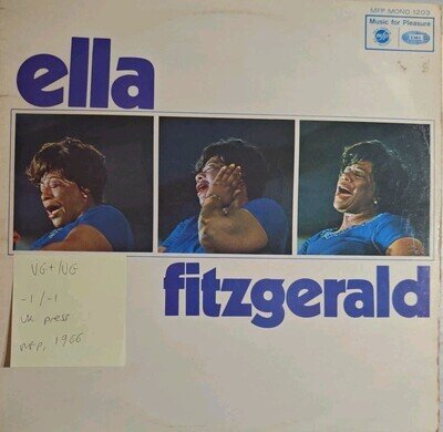 Ella Fitzgerald With Lou Levy Trio Vinyl Record VG+/VG MFP 1203 1966