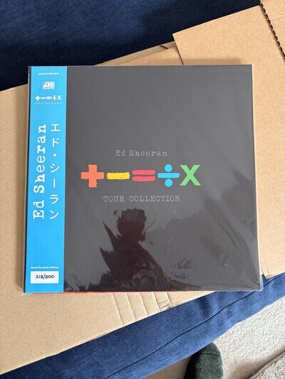 Ed Sheeran +-=÷× (TOUR COLLECTION) Vinyl LP Assai Obi Edition Bright Blue Colour