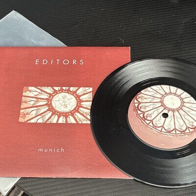 Editors - Munich - 7" Black Vinyl Single (2005) Kitchenware Records SKX83