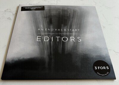 EDITORS An End Has A Start 7” Clear Vinyl Single 2007 UNPLAYED & NEAR MINT