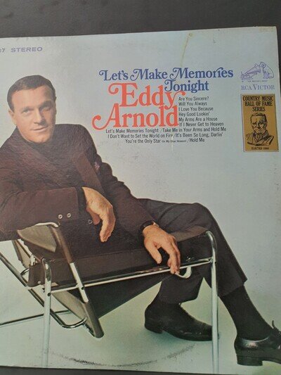 Eddy Arnold ‎– Let's Make Memories Tonight - LP/Record - RCA Victor ‎– LSP-2337
