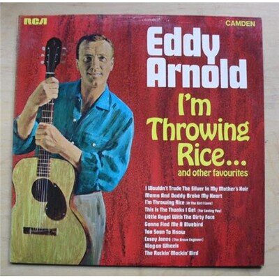 EDDY ARNOLD I'M THROWING RICE LP 1969 UK
