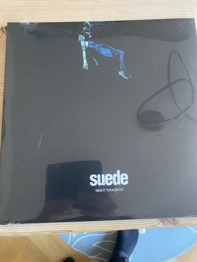 Suede Night Thoughts LP Double Blue Vinyl, New And Sealed