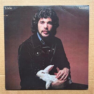 EDDIE RABBITT EDDIE RABBITT LP 1975 - NICE COPY - SAW CUT IN COVER USA