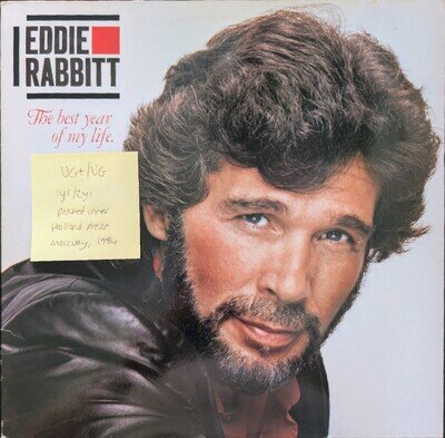 Eddie Rabbitt The Best Year Of My Life Vinyl Record VG+/VG 822 573-1 1984