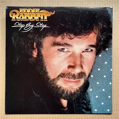 EDDIE RABBITT STEP BY STEP LP 1981 with inner sleeve - nice copy USA