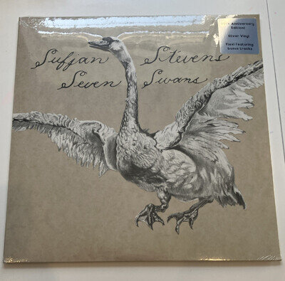 Sufjan Stevens Seven Swans Asthmatic Kitty 12" LP Silver Vinyl 20th Anniv