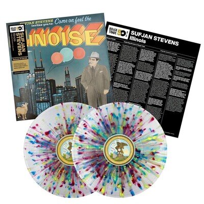 Sufjan Stevens Illinois Rough Trade 2LP Superhero Splatter Vinyl Record PREORDER
