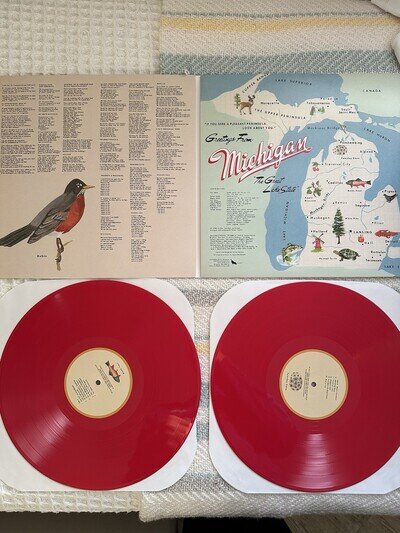 Sufjan Stevens Michigan Red Limited Edition Vinyl