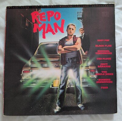 Repo Man Original 1984 Soundtrack 12" Vinyl LP Suicidal Tendencies Hardcore Punk