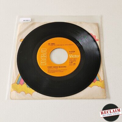 ed ames - three good reasons 7" vinyl record VG