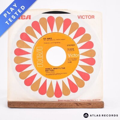 Ed Ames - Honey, What's The Matter ? - 7" Vinyl Record - VG+/VG