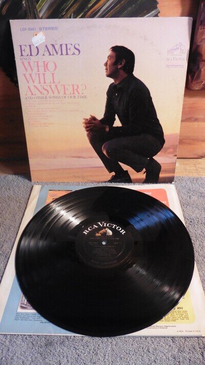 Ed Ames – Sings Who Will Answer? - 1968 - RCA Victor LSP-3961 Vinyl LP