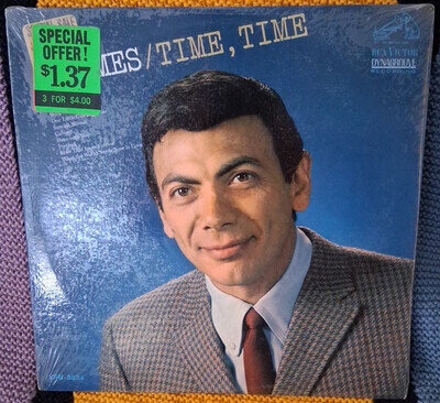 Ed Ames - Time, Time SEALED VERY RARE VINYL RECORD LP!!!