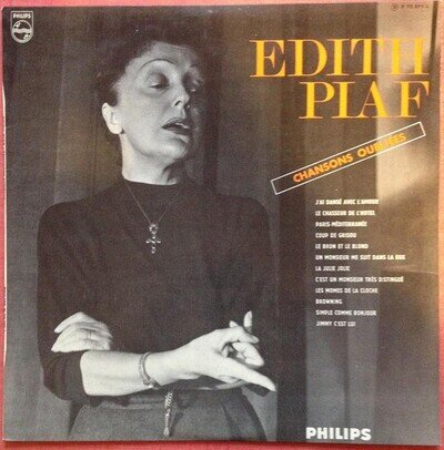 Édith Piaf* - Chansons Oubliées LP Comp Vinyl Folk, World, & Country 196