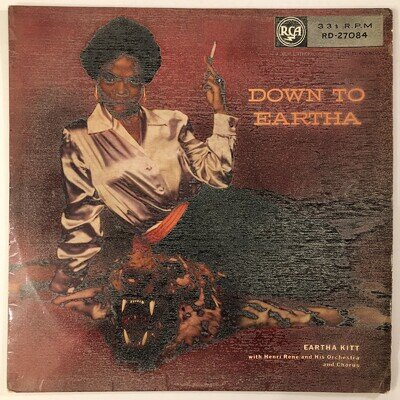 Eartha Kitt, Down To Eartha, Vinyl LP, RCA 1958, VG+/VG, RD-27084 Mono