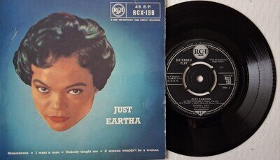 Eartha Kitt -Just Eartha 7" UK RCA EP P/S 1962
