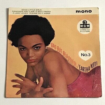 Eartha Kitt - Bad But Beautiful (No. 3) 7" EP Vinyl Record - MGM-EP-777 EX/VG+