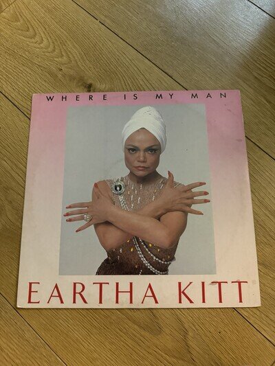 Eartha Kitt Where Is My Man 12" Vinyl Record (1983)