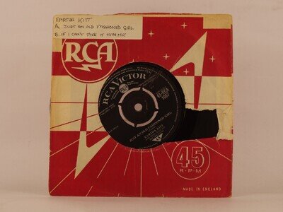 EARTHA KITT JUST AN OLD FASHIONED GIRL (95) 2 Track 7" Single including Company