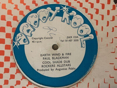 Paul Blackman Earth Wind & Fire Rare Original UK 12"