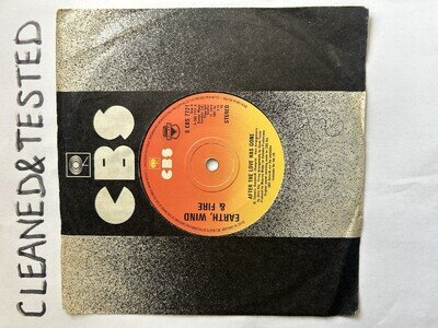 Earth, Wind & Fire- After the Love Has Gone/Rock That 7" Vinyl CBS SCBS7721 1979