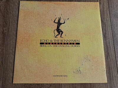 ECHO & THE BUNNYMEN - BRING ON THE DANCING HORSES 12" 1985 UK KOROVA NEAR MINT