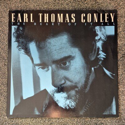 EARL THOMAS CONLEY THE HEART OF IT ALL, VINYL LP, PL86824, GOOD CONDITION