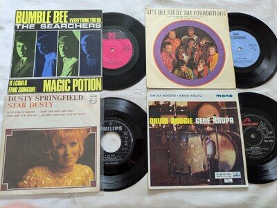 7" EP Collection **THE SEARCHERS, DUSTY SPRINGFIELD, GENE KRUPA, THE FOUNDATIONS