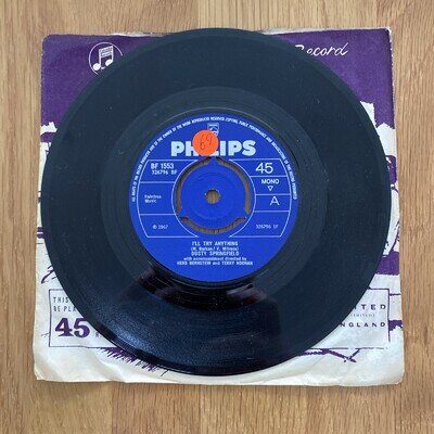 DUSTY SPRINGFIELD - I’ll Try Anything 7” Single Vinyl Record 1967 Philips Vg