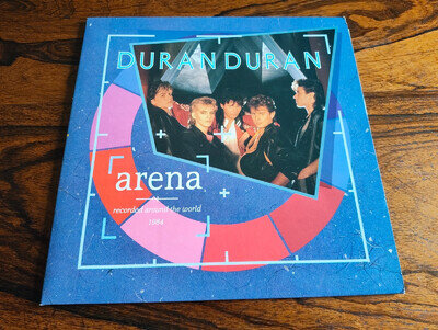Duran Duran Arena LP Vinyl Record Album 1984 Gatefold Cover + Album Booklet VGC