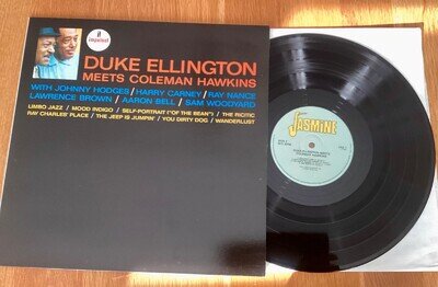 Duke Ellington Meets Coleman Hawkins Vinyl LP Jasmine UK Excellent *LISTEN*