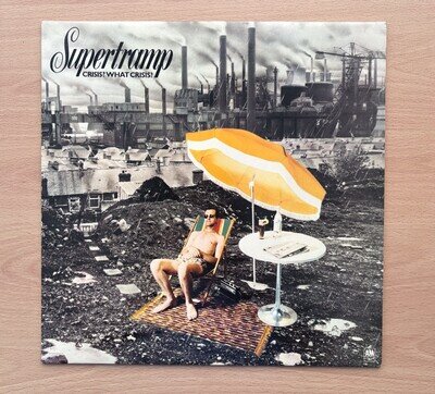 SUPERTRAMP - 'Crisis? What Crisis?', 12" Vinyl LP, A&M, 1975, VG+/VG+