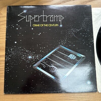 Supertramp Crime of the Century Vinyl Original Record 1974 - Very Good