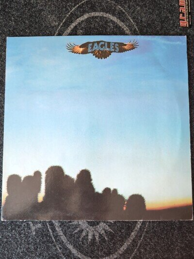 THE EAGLES 'EAGLES' LP UK ASYLUM 1976 REISSUE OF 1972 LP S377