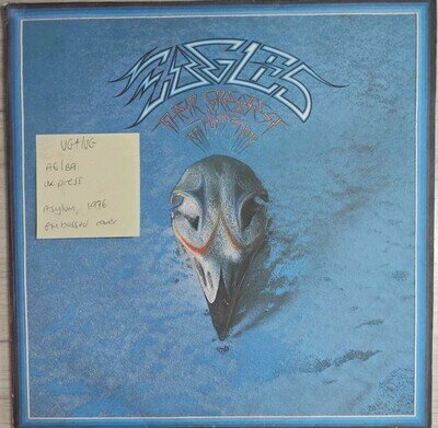 Eagles Their Greatest 1971-1975 Vinyl Record VG+/VG K53017 1976