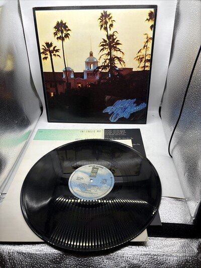 The Eagles - Hotel California LP. UK K53051 B9 1976 Asylum Gatefold POSTER VG