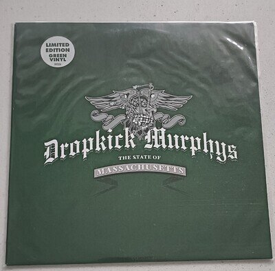 DROPKICK MURPHYS - STATE OF MASSACHUSETTS 7'' - LIMITED ED GREEN VINYL - NEW