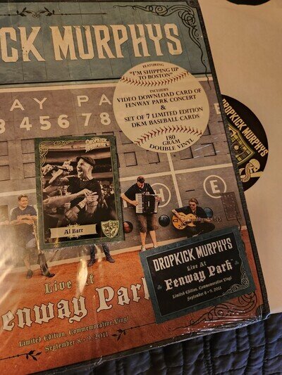 DROPKICK MURPHYS LIVE AT FENWAY PARK 2 VINYL LP RECORD SHRINK UNPLAYED 1st PRESS
