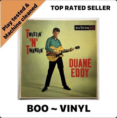 Duane Eddy Lp Twistin' 'N' Twangin' Vinyl Lp Rca Victor Mono RD 27264 VG+ / VG+
