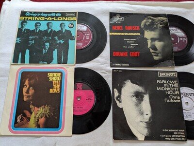 7" EP Collection ** SANDIE SHAW, STRING-A-LONGS, CHRIS FARLOWE, DUANE EDDY.