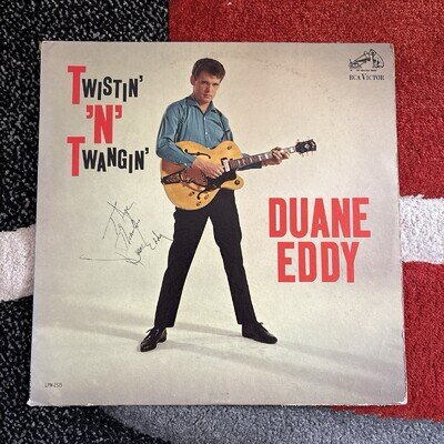 Duane Eddy - Twistin' 'N' Twangin' - Original USA RCA LP - LSP-2525 SIGNED!!
