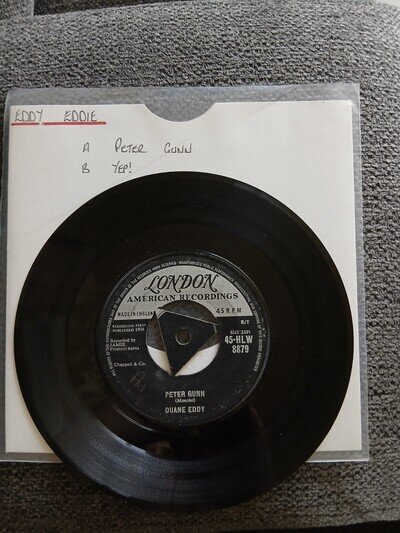 Duane Eddy - Peter Gunn / Yep! - London - 45-HLW 8879