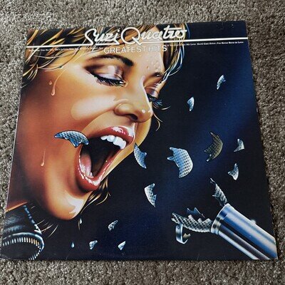 SUZI QUATRO - GREATEST HITS The Best Of 1st UK 1980 LP EX